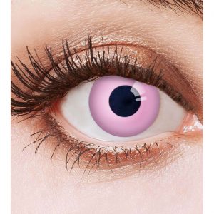 Kontaktlinsen Jahreslinsen PINK PATHER einfarbig rosa
