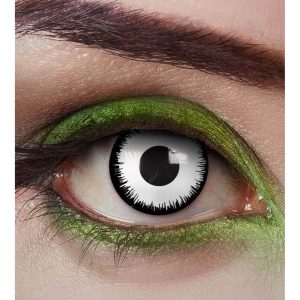 Kontaktlinsen Tageslinsen LUNAR zweifarbig weiß-schwarz