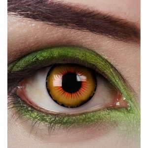 Kontaktlinsen Tageslinsen SUNFLARE zweifarbig gelb-orange