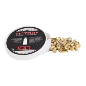 Schreckschuss Platzpatronen .22 long K. POBJEDA VICTORY Flobert Revolvermunition Pistolenmunition geschüttet