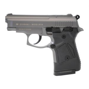 Schreckschusspistole 9mm P.A.K. ZORAKI 914 TI KG Titan grau Kunststoffgriff