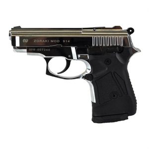Schreckschusspistole 9mm P.A.K. ZORAKI 914 CR KG Chrom Kunststoffgriff