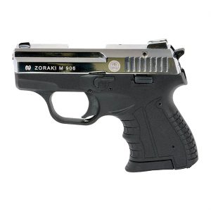 Schreckschusspistole 9mm P.A.K. ZORAKI 906 CR KG Chrom Kunststoffgriff