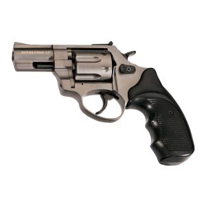 Schreckschussrevolver 9mm R.K. ZORAKI R1 2,5 Zoll TI KG 2,5 Zoll Lauflänge Titan grau Kunststoffgriff