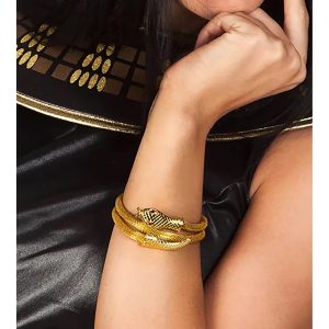 Cleopatra / Schlangen Armreif Armspange in Schlangenform SERPENT OF THE NILE gold