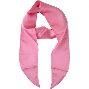 Schal / Gürtelschärpe / Stirnband Satin Deluxe einfarbig rosa