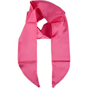 Schal / Gürtelschärpe / Stirnband Satin Deluxe einfarbig pink