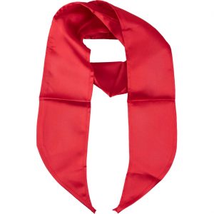 Schal / Gürtelschärpe / Stirnband Satin Deluxe einfarbig rot