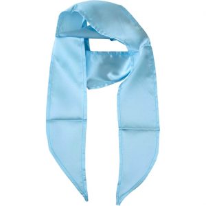 Schal / Gürtelschärpe / Stirnband Satin Deluxe einfarbig hellblau