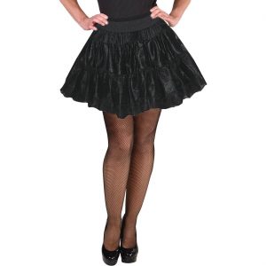 Rock Petticoat kurz Tutu EXTRA VOLUME einfarbig schwarz