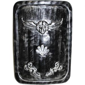 Gladiator Legionär Schild Legionärsschild Rechteckschild Rüstungsteile Römer Motiv silber