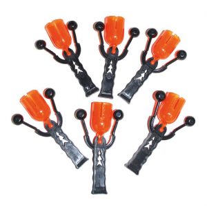 Happy Halloween Instrument Rassel Clikclak Klacker schwarz-orange