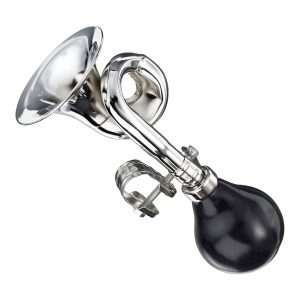 Sport Fan Instrument Fahrradhupe Horn 17cm silber-schwarz