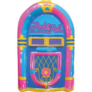 Musik Musicbox Deko Wandbild 3D-Folie 52x32cm Rock N Roll bunt