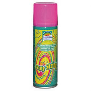 Luftschlangenspray Classic einfarbig pink