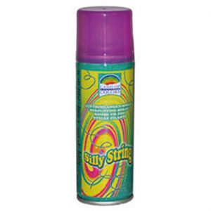 Luftschlangenspray Classic einfarbig lila