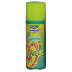 Luftschlangenspray Classic einfarbig gelb