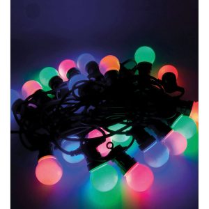 Dekogirlande Lichterkette 20 Lampen 1250cm mehrfarbig bunt