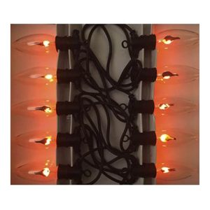 Dekogirlande Lichterkette 10 Lampen 500cm einfarbig klar