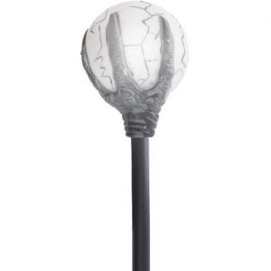 Hexer Zauberer Zauberstab mit LED mit Drachenklaue schwarz-grün