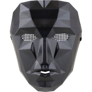 Koreanisches Todesspiel Gesichtsmaske Oberaufseher schwarz