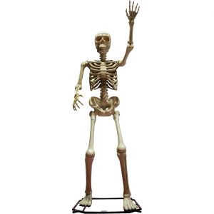 Skelett bleich VL Deko Standfigur Riesenskelett 335cm beige