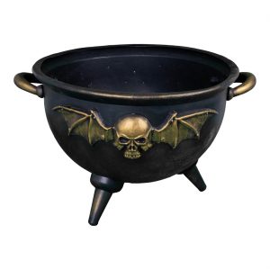 Hexenkessel Deko Standfigur 80x65x47cm GIANT WITCH CAULDRON schwarz-gold