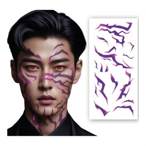 Superheld Dämon Tattoo Set DÄMON TATTOO lila