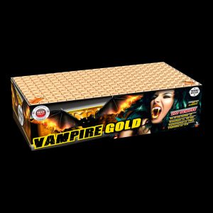 Batteriefeuerwerk Vampire Gold LESLI FIREWORK WITH A BITE