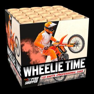 Batteriefeuerwerk Wheelie Time LESLI PYROSHOPPER