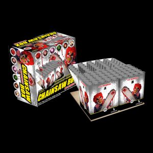 Batteriefeuerwerk Chainsaw Box LESLI FIREWORK WITH A BITE