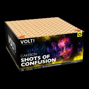 Batteriefeuerwerk Shots Of Confusion LESLI VOLT!