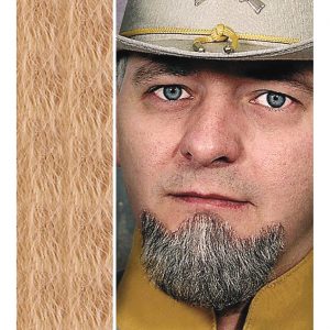 Echthaar Kinnbart mit Mastixkleber GENERAL Profiqualität kombinierbar zum Vollbart einfarbig blond