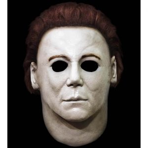 Halloween Michael Myers Latexmaske mit Haar Deluxe H20 beige-braun
