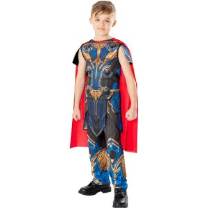 Superheld Avengers Thor Kinderkostüm Overall mit Cape bunt