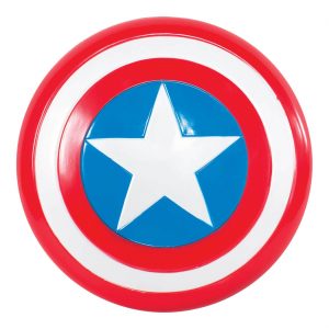 Superheld Captain America Schild Rundschild mit Stern Shield blau-rot