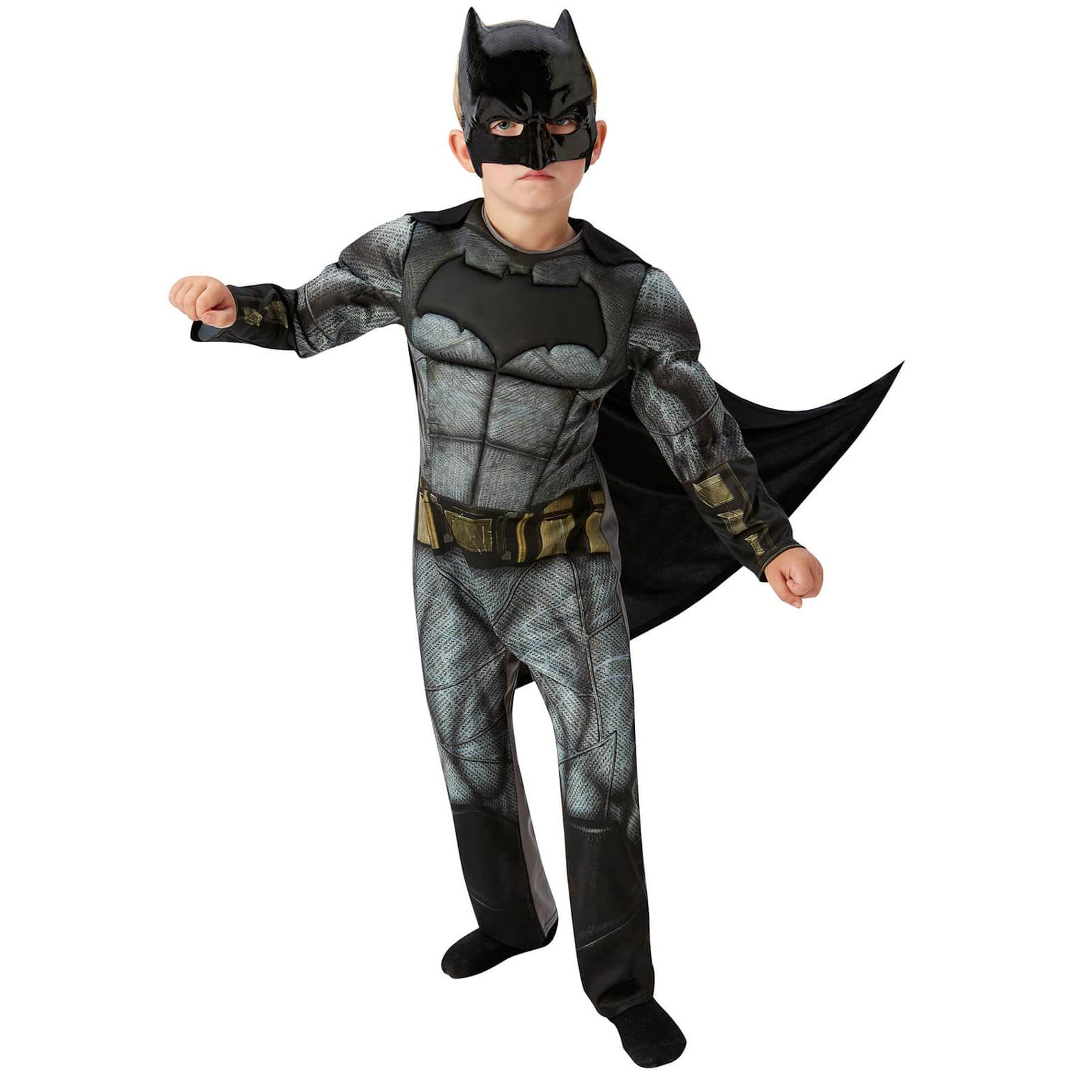 Batman™-Kostüm für Herren Superheld Lizenzware schwarz