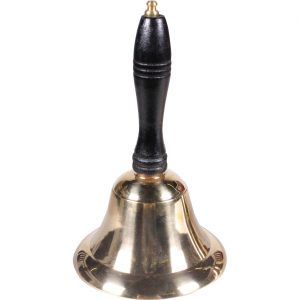 Bischof / Sankt Nikolaus Instrument Superdeluxe Glocke Schelle groß aus Holz und Eisen schwarz