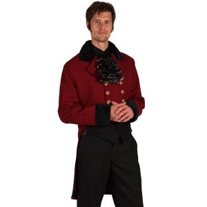 Edelhistorische / Uniform Jacke elegant REGENCY braun-gold