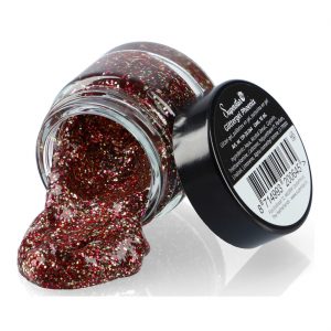 Teufel / Dämon Glitzergel Profiqualität von SUPERSTAR Bühnenmaterial mit großen Partikeln PHOENIX rot-gelb