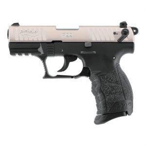 Schreckschusspistole 9mm P.A.K. WALTHER P22Q VN KG vernickelt Kunststoffgriff