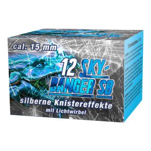 Signalmunition SKY BANGER SB knisternder Silberwirbel UMAREX 15mm Pyrotechnik f. Schreckschusswaffenabschussbecher
