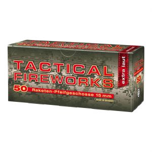 Signalmunition TACTICAL FIREWORKS PFEIFPATRONEN extra laut UMAREX 15mm Pyrotechnik f. Schreckschusswaffenabschussbecher