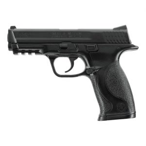 CO2 Pistole 4,5mm BBs SMITH & WESSON M&P40 BK KG brüniert Kunststoffgriff mit Schnellladesystem (.177) <3,0 J