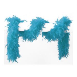 Federboa 65g Deluxe mit viel Federmaterial einfarbig türkis