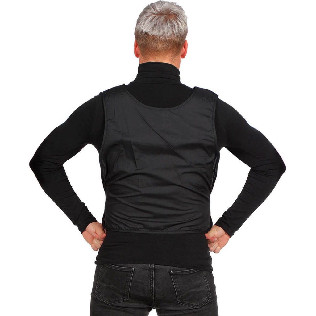 Taktische Schutzweste Schwarz - Stichsicher Mit Handschuhen, 24 Joule Schutz Für Outdoor & Training