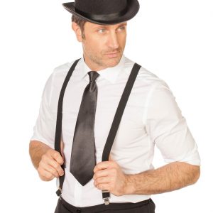 Hosenträger Deluxe einfarbig schwarz
