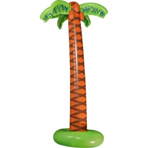 Palmen Deko Figur aufblasbar 180cm grün-braun