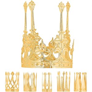 Prinzessin Edeldame Krone Krönchen aus Metall verschiedene Formen gold