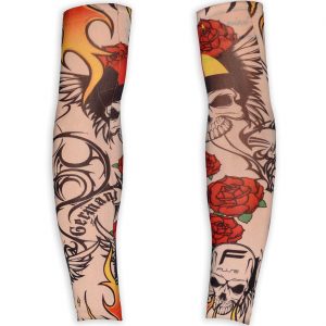 Biker Rocker Tattooärmel Armstulpen lang Motiv EASY RIDER haut-bunt